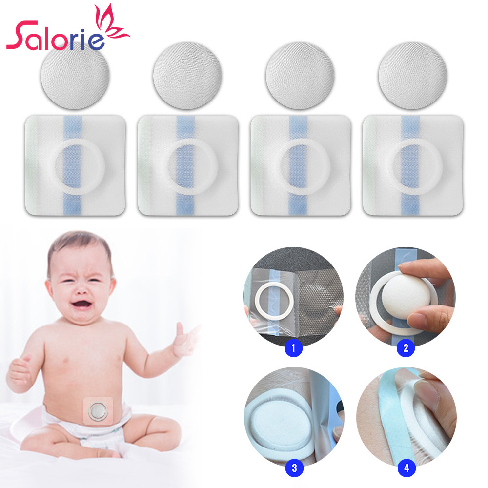 Salorie 5 CÁI Trẻ sơ sinh lồi rốn Gói thoát vị dùng một lần Miếng dán thoát vị cho bé để chăm sóc trẻ sơ sinh