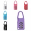 Ổ khóa kết hợp Mini DELMER, Khóa kết hợp vali chữ số bằng nhựa, Khóa ngăn kéo 3 mặt số thời trang Khóa mật khẩu Túi kết hợp ổ khóa Vali