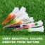 DARON 10 Cái / lốc Golf Tee, Đệm Cao Su 83MM Câu Lạc Bộ Golf Tee, Phụ Kiện Golf Chịu Lực Thấp Nhiều Màu Giá Đỡ Bóng Dụng Cụ Tập Golf Thể Thao Ngoài Trời