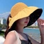Mũ xô EBINLANDS, Mũ che nắng chống tia cực tím di động, Mũ che nắng thoáng khí vành rộng ngoài trời mùa hè