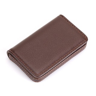 Risedot Hộp đựng danh thiếp, Ví phong cách doanh nhân bằng da PU, Thời trang siêu mỏng chống trộm dung lượng lớn Hộp đựng thẻ tín dụng nam nữ
