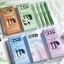 GREA 4 Cái / hộp Bút Gel, Loại Bấm Nhanh Khô Bút Xóa Được, Phim Hoạt Hình 0.5 Mm Đen / Mực Xanh Chữ Ký Bút Quà Tặng