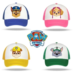 Paw Patrol hoạt hình in mũ bóng chày thoáng khí mũ chống nắng lưới polyester mũ xe tải có thể điều chỉnh DIY logo mũ bóng chày quà tặng