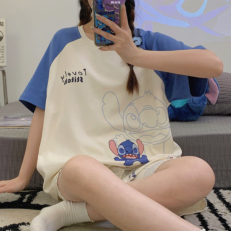 Bộ đồ ngủ Pochacco hoạt hình Sanrio mới mùa hè Bộ đồ ngủ nữ ngắn tay ngọt ngào và dễ thương [BL]