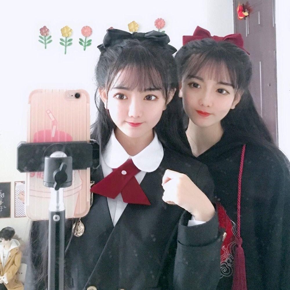 Cà vạt áo sơ mi MERIGGIARE, Trang trí đồng phục JK Thắt chéo có thể tháo rời, Phụ kiện trang phục Cổ áo bằng vải Polyester