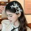 Kẹp Tóc Bướm Cổ Tích Hàn Quốc - Kẹp Mỏ Vịt - Thanh Lịch, Thời Trang, Ngọt Ngào - Đôi Cánh Ren Trắng Kẹp Tóc Nhỏ - Mũ Đội Đầu Bé Gái Bangs Barrette - Phụ Kiện Trang Sức Tóc