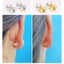 Mya 4 Chiếc Bông Tai Nâng Lưng Bông Tai An Toàn Cho Roopy Bông Tai Không Gây Dị Ứng Nút Chặn Bông Tai Cho Bông Tai Lớn Deco