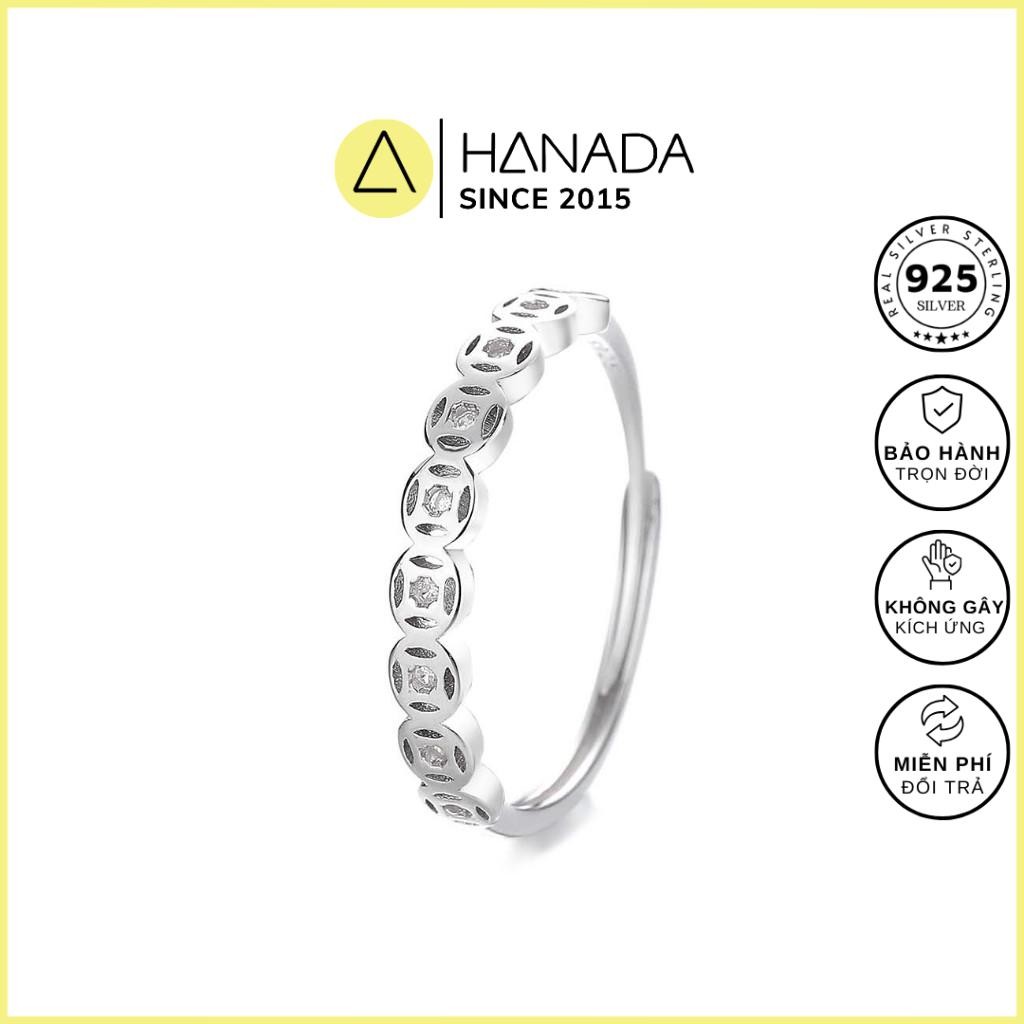 925 Silver Feng Shui Ring, adjustable by Hanada Jewelry