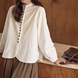 Áo khoác cardigan nữ tay dài rộng rãi phong cách đại học retro nhỏ nhắn giảm giá [thiết kế áo mùa xuân mới] màu sắc đồng nhất