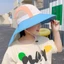Mũ đi biển vành rộng ROLY, Mũ chống nắng chống tia cực tím cho bé, Polyester có dây đeo Mũ xô thoáng khí cho bé trai bé gái