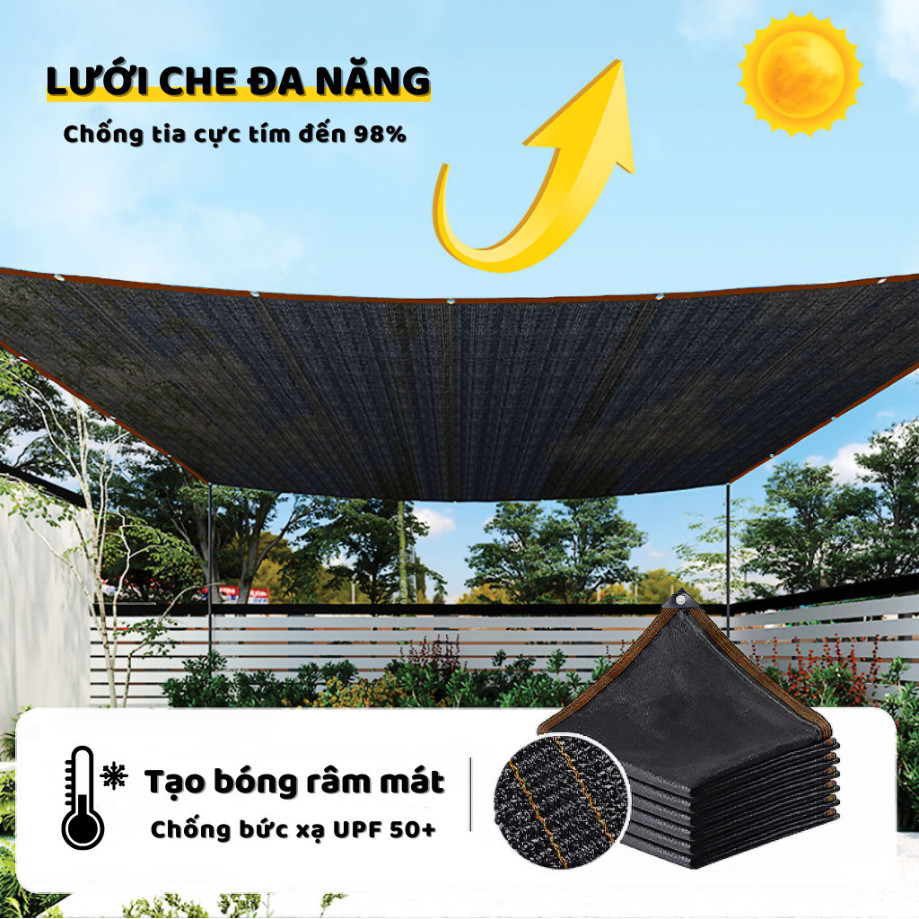 Lưới Che Nắng Siêu Bền Cho Ban Công Cửa Sổ, Chắn Côn Trùng Cho Cây Trồng, Chặn Tia Uv Hiệu Quả