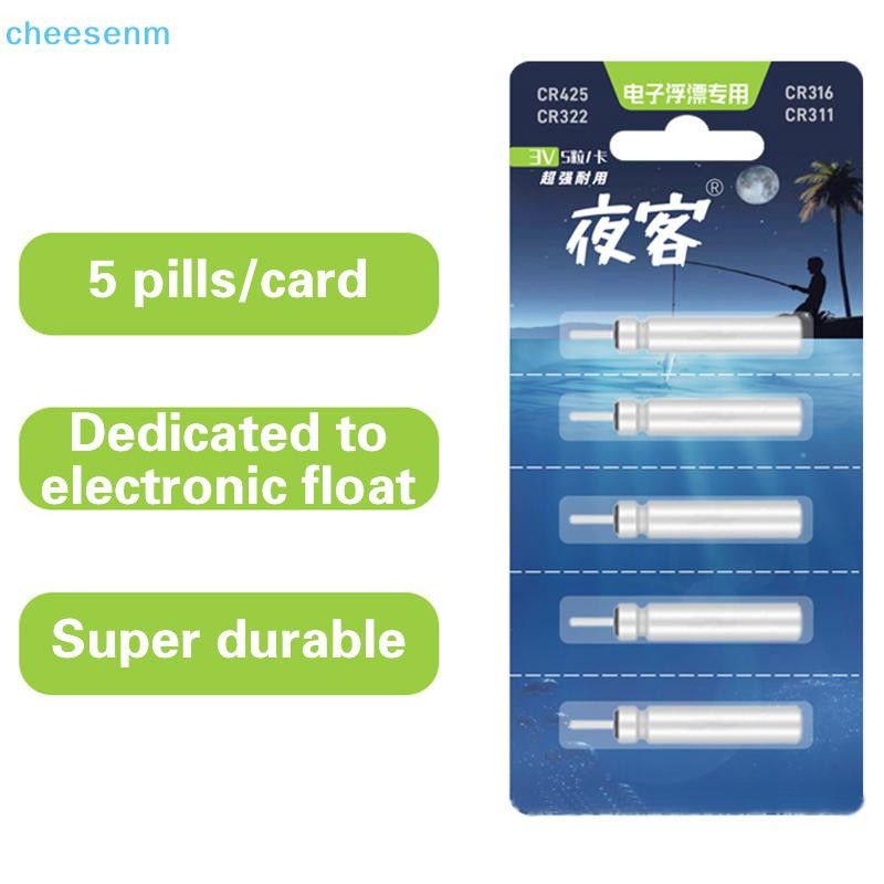 Cheenm 5 Chiếc YK CR425 Phao Dụng Cụ Dạ Quang Hồ Sông Câu Cá Phao Điện Bobber Dụng Cụ Giải Quyết Đêm Phụ Kiện Câu Cá VN