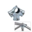 Chốt khung SUNKISSD, Đầu nối ống tròn có khóa cố định, Khuỷu tay 1\ 2 '' / 3\ 4 "Ống nối ống tròn bằng thép hợp kim nhôm