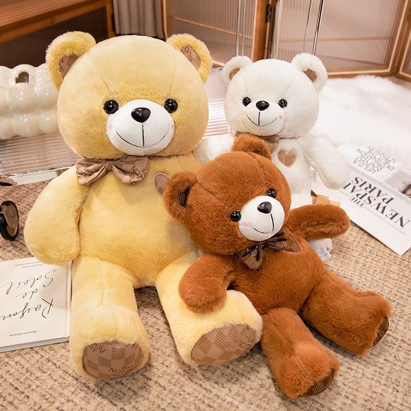 Rytanda Gấu búp bê Teddy Bear Dễ thương tình yêu Teddy Bear Plush Toy Bear Gối cho trẻ em và bạn gái Quà sinh nhật