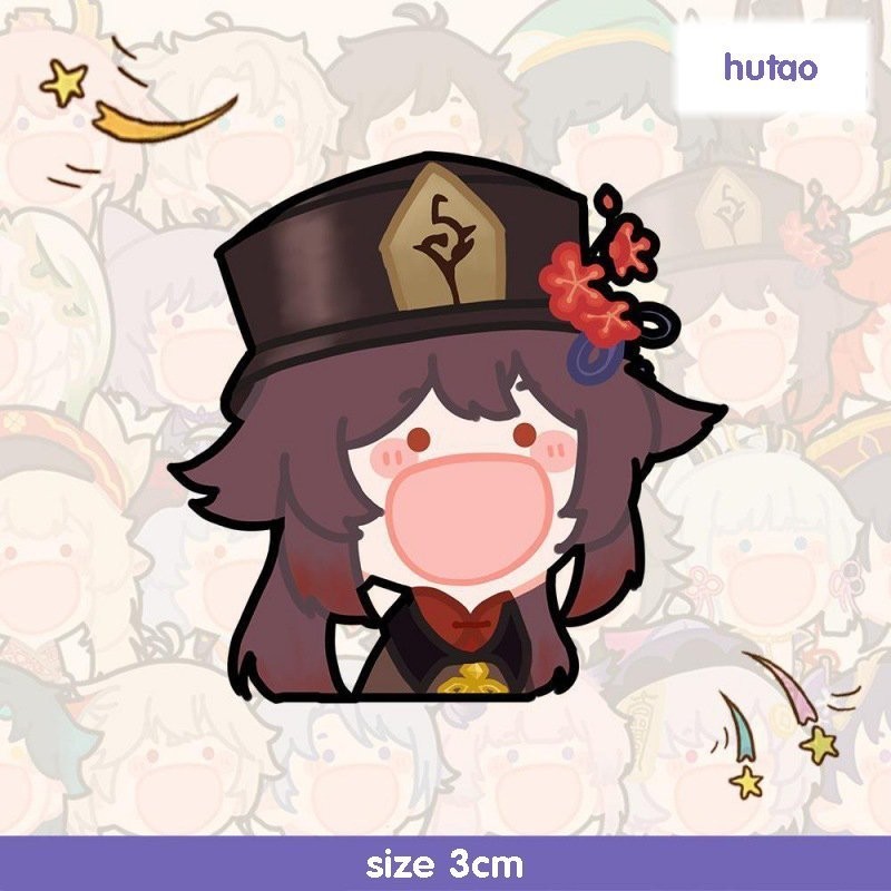 (3CM) Mô hình nhân vật GENSHIN IMPACT ver HÉT game anime chibi standee mica acrylic