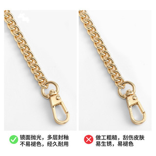 Dây chuyền kim loại cho túi xách, dây đeo chéo mỏng, ngắn di động, dây túi dài, nhiều kích cỡ tùy chỉnh