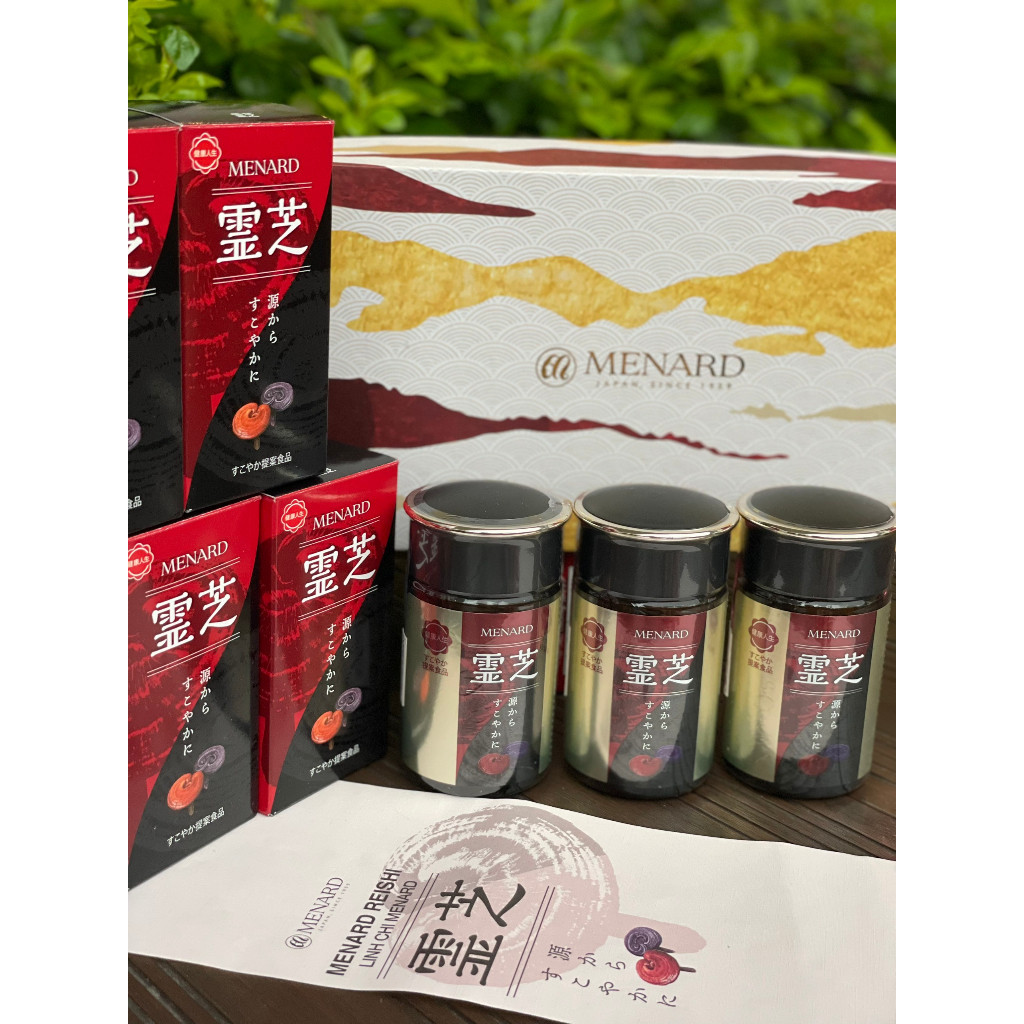 MENARD 霊芝 サプリメント（Viên Uống Linh Chi Đen & Đỏ Cô Đặc 