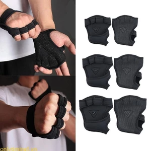 Onlytiming1 Găng Tay Tập Gym 4 Ngón Silicone Chống Trơn Trượt, Tập Trọng Lượng, Nâng Tạ Cho Nam Nữ