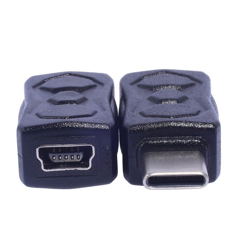 Bộ chuyển đổi sạc ELEGA Mini USB sang Type C Đầu chuyển đổi từ đầu cái sang đầu đực