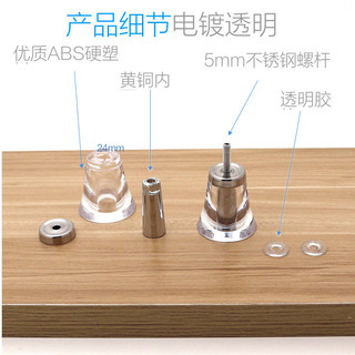 Tay cầm phòng tắm tay cầm đẩy kính kéo tay nắm cửa đẩy tay nắm cửa nhựa thủy tinh trong suốt tay cầm lỗ đơn