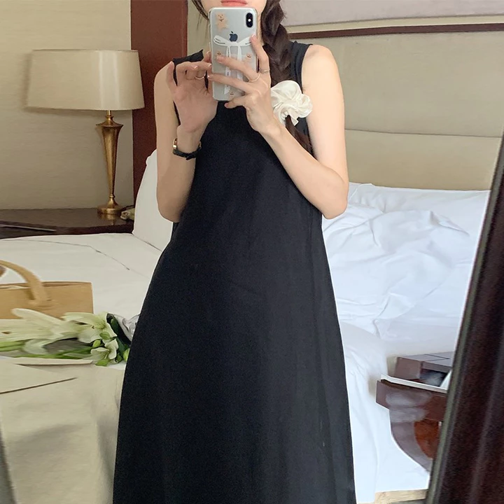 Váy trễ vai đi biển Đầm maxi dáng dài Đầm dài Váy xinh Đầm Vest Nữ Mùa Hè Phong Cách Mới Đi Biển Kỳ Nghỉ Cao Cấp Lưng Váy Dài