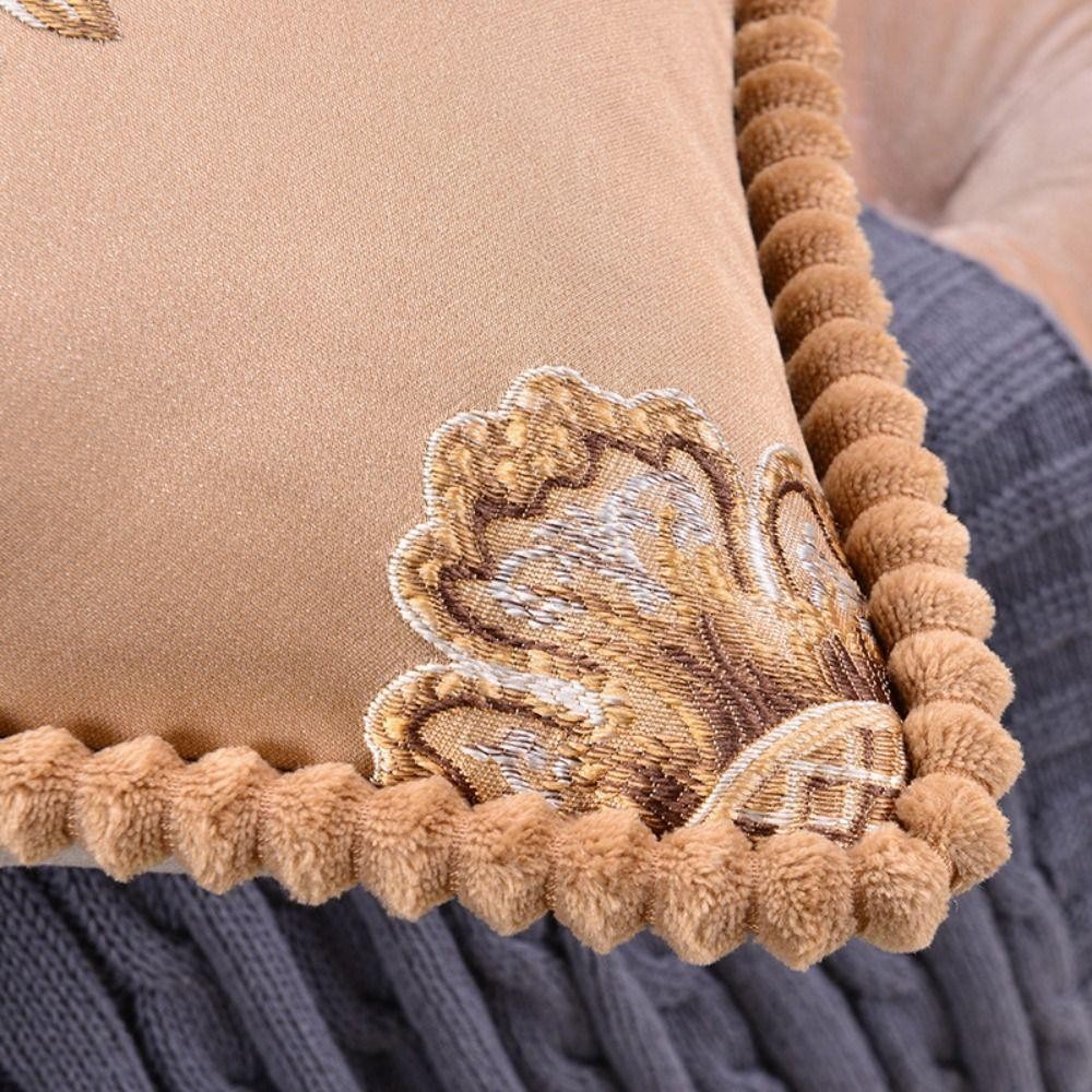 Vỏ Gối SHUPUN, Vỏ Đệm Jacquard Trang Trí, 48x48cm Trang Trí Nhà Có Thể Giặt Được Phong Cách Châu Âu Ném Gối