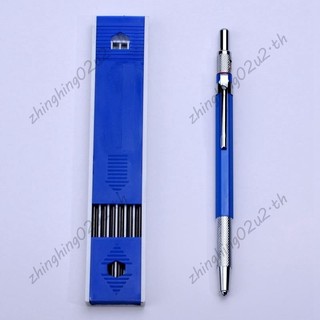 Bút chì cơ học 2.0mm Chì bút chì để vẽ phác thảo Thợ mộc Thủ công nghệ thuật Phác thảo với 12 chiếc Đổ lại
