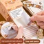 BEABOUT 256 Cái / bộ Giấy Dán Ghi Chú, DIY Thiết Kế Kéo Ra Miếng Ghi Nhớ, Đơn Giản Đa Năng Full Dính Sổ Lưu Niệm Miếng Dán Văn Phòng Phẩm Sáng Tạo