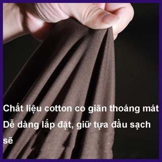 Gối đầu đa năng dành cho xe hơi 5 chỗ, 7 chỗ ngồi thời trang cho hàng ghế trước và sau, vải thun toàn bộ, mặt nạ siêu chống bám bẩn xe tải