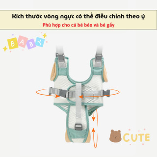 Đai Tập Đi Cho Bé Bunnies Mềm Mại Thoáng Khí, Dễ Điều Chỉnh Giúp Bé Tập Đi Dễ Dàng