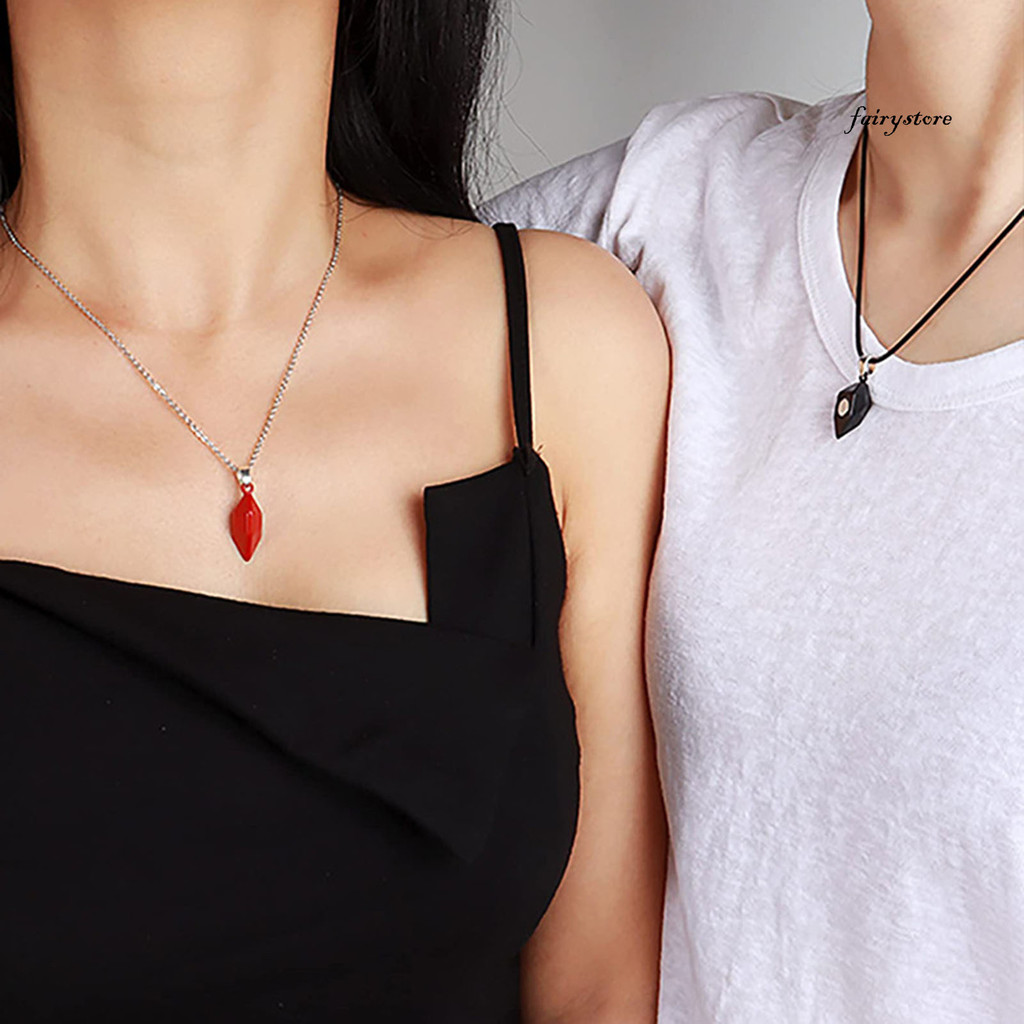 [Fys] 1 Cặp Vòng Cổ Phù Hợp Với Cặp Đôi Bộ Hợp Kim Mạ Điện ic Hình Trái Tim Mặt Dây Chuyền Lãng Mạn Tình Yêu Người Chồng Vợ Cặp Vòng Cổ Quà Tặng Ngày Lễ Tình Nhân