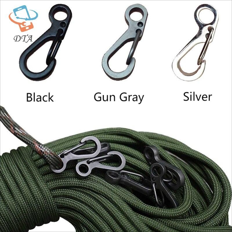 [DTA] 10 Cái / lốc Móc Khóa Carabiner Tiện Ích Cắm Trại Thiết Bị Sinh Tồn Móc Chụp Leo Núi SF Lò Xo Ba Lô Bánh Răng VN