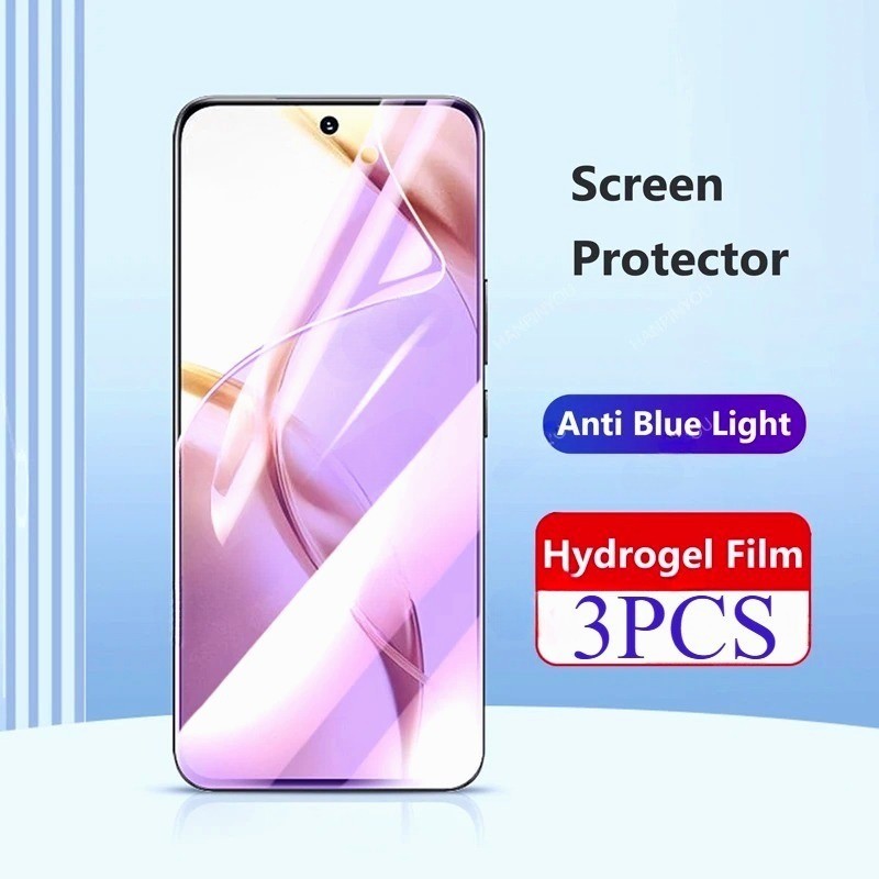 Dành Cho Realme GT Neo 7 6 6T 5 3T 3 2T 2 Pro Racing Explorer Master Flash 240W SE 5G 3 Cái 2000D HD Phim Hydrogel Mềm Trong Suốt Chống Ánh Sáng Xanh Bảo Vệ Màn Hình Điện Thoại Chống Cháy Nổ