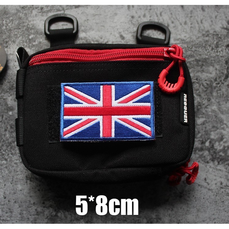 Patch vải velcro cờ 100 quốc gia dán ba lô, nón , quần áo , túi xách