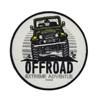 Patch xe địa hình Jeep_Off road_dã ngoại_phượt_dán quần áo _ba lô _tactical