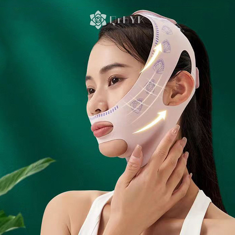 Qrhyk Mặt nạ nâng cơ mặt Giảm nếp nhăn cằm đôi V-Line Định hình mới