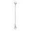 Dây chuyền mở rộng bằng thép không gỉ GAVESTO, Màu vàng cho vòng đeo tay Dây chuyền an toàn mở rộng vòng cổ, Màu bạc Phát hiện & Linh kiện trang sức bền bỉ Phụ kiện trang sức