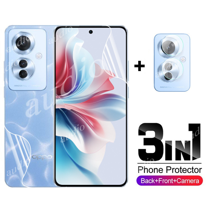 OPPO Reno16 F 5G 3in1 Mặt Sau Ống Kính Hydrogel Phim Cho Oppo Reno 16F 12F 11F 5G Điện Thoại Thông Minh Bảo Vệ Màn Hình Cho Oppo Reno16 Reno11 F Reno16F Reno11F 5G Kính Bảo Vệ Ống Kính Máy Ảnh
