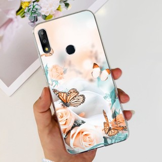Ốp Lưng Cho Asus Zenfone Max Pro (M2) ZB631KL ZB633KL X01BDA X01AD X01BD Vỏ Mềm Trong Suốt Phi Hành Gia Hoa Phổ Biến