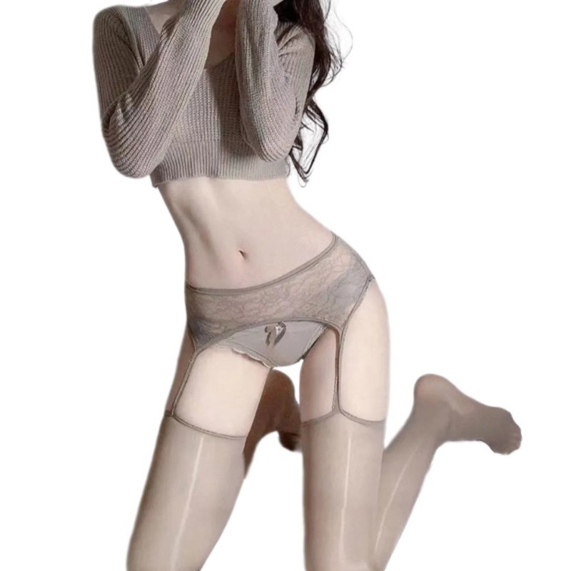 Vic Nữ Sheer Quần Ren Garter Đùi Vớ Treo Quần
