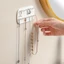 Giá để đồ trang sức CHEESELY, Giá trưng bày vòng cổ bông tai treo tường không đục lỗ, Giá lưu trữ đồng hồ móc chìa khóa đa chức năng PP có thể điều chỉnh