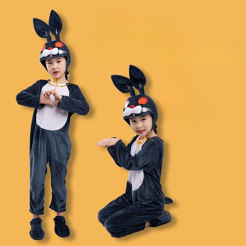 💕Chỗ💕 Quần Áo Trẻ Em Động Vật Múa Trang Phục Quần Áo Cho Bé Gái 3 Đến 14 Tuổi Thỏ Trang Phục Mới Lạ Halloween Giáng Sinh