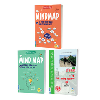 Sách - Combo Tự học tiếng Trung: Giáo trình Hán ngữ 1, Mindmap từ vựng và ngữ pháp tiếng Trung theo giáo trình Hán ngữ