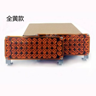 Đèn Led Làm xe tải  Nổi bật Kỹ thuật Xe buýt Trường học Xe buýt led nhấp nháy Cảnh báo Đèn phun nước Xe tải Trailer Trở ngại Làm sạch xe Đèn tín hiệu màu vàng 12V