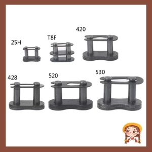 Li Xích Xe Máy Liên Kết 25H T8F 420 428 520 530 Đầu Nối Khóa Vòng
