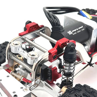 Phụ tùng cố định động cơ servo trục trước cho Hyper GO MJX H12Y H12Y + Bộ phận nâng cấp kim loại RC Crawler Xe tải Buggy & * & *