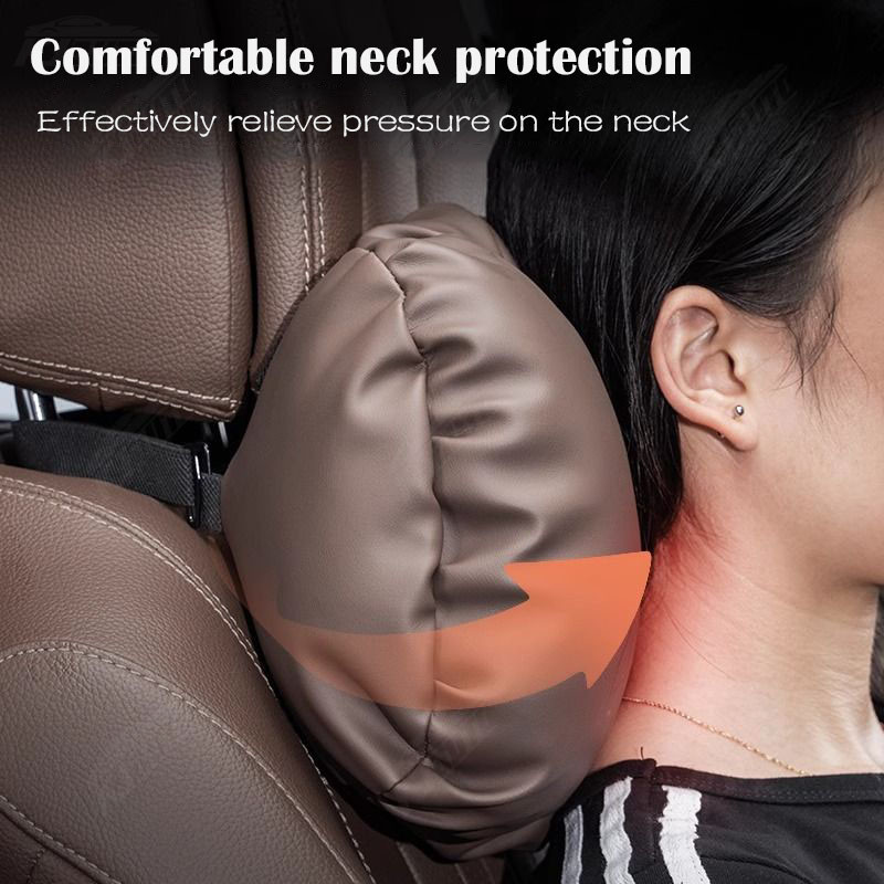 Bộ tựa đầu xe thể thao Toyota GR Bộ hỗ trợ thắt lưng và tựa đầu ô tô bằng da chống vết bẩn Cloud Cotton Làm đầy ghế ngồi ô tô Cổ và Gối thắt lưng