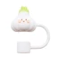 Kool Thanh Lịch Ống Hút Có Hoạt Hình Silicone Ống Hút Toppers Cho Hoạt Động Ngoài Trời