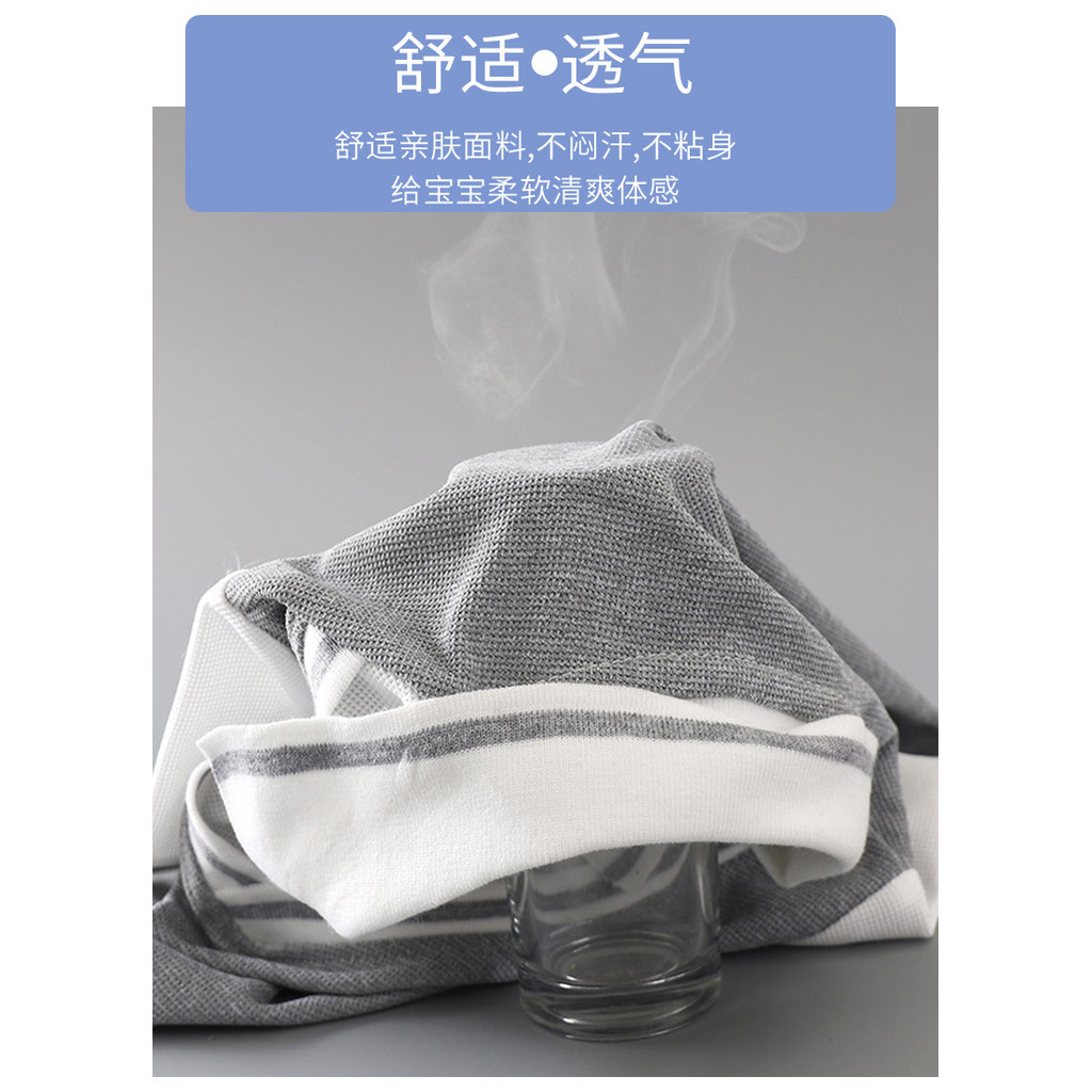 Áo Sơ Mi POLO Trẻ Em Phiên Bản Hàn Quốc Phong Cách Preppy Giả Hai Mảnh Áo Thun Tay Ngắn Bé Trai Bé Gái Ve Áo Nửa Tay Áo Trung Bình Lớn Trẻ Em Thường Ngày Phù Hợp Với Phong Cách 90-160 Size 2HQ