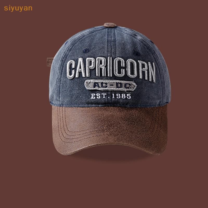 Siyuyan Retro Tương Phản Thêu Bóng Chày American Duckbill VN